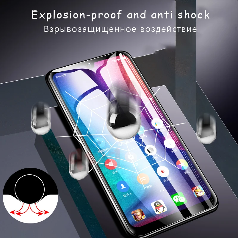 15D полная защитная Гидрогелевая пленка для Xiaomi Redmi Note 7 6 Pro Защита экрана Mi 9 A2 8 Lite SE