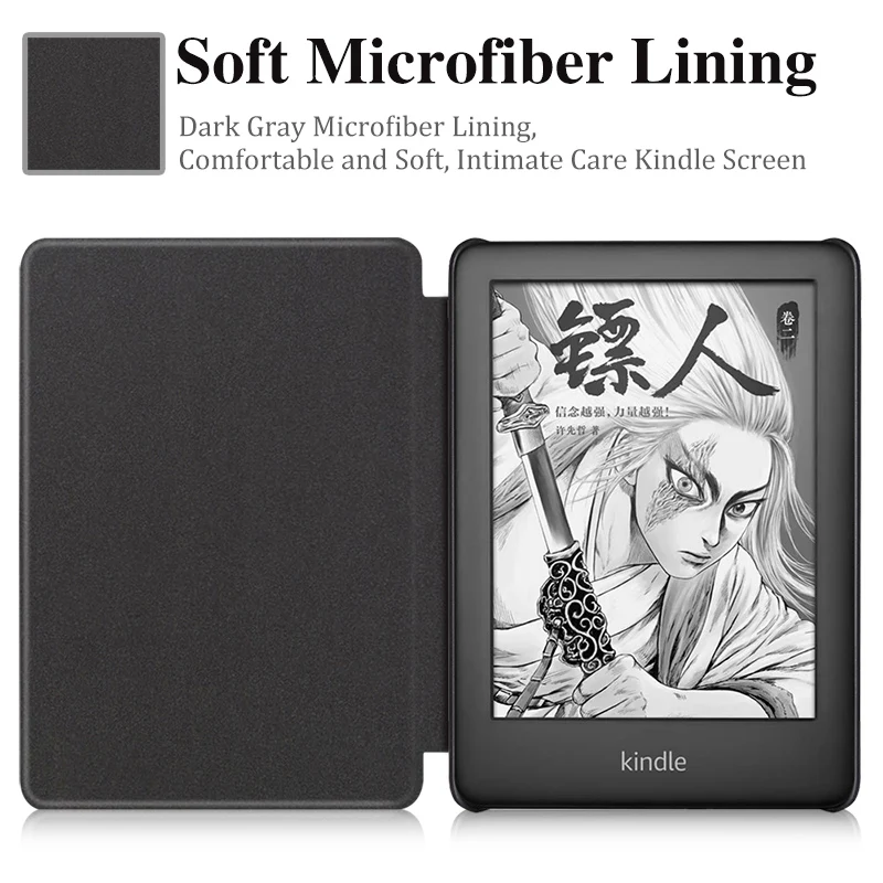 BOZHUORUI чехол для всех-New Kindle(10 поколение, выпуск)-магнитный легкий защитный чехол с автоматическим выключением/пробуждением
