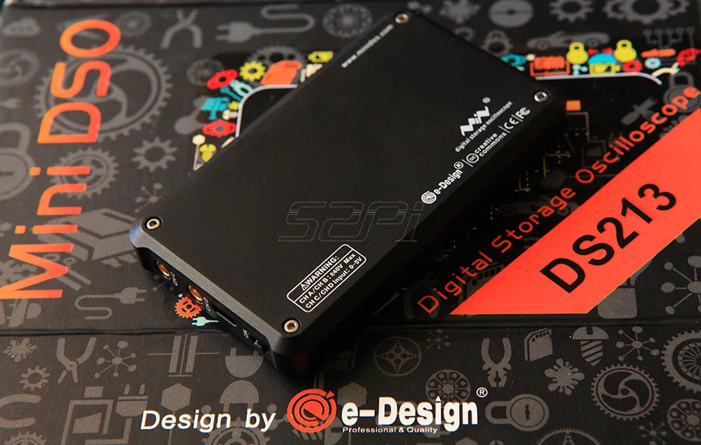 52Pi DS213 цифровой осциллограф Мини DSO DSO213 Nano 4 канала 100MSa/s Обновление от DS212 DSO212 DS203 DSO203