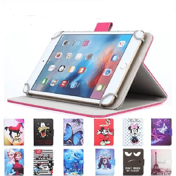 Крышка модный принт с героями мультфильмов чехол для huawei MediaPad M2 M1 M3 M5 8,0 T1 T2 T3 8,0 S8-701u T1-821L T1-823W планшеты в виде ракушки+ ручка