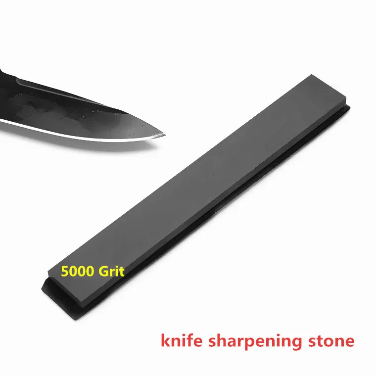 Черный 3000/5000 Grit Diamond knife Sharpener Angle sharpening Stone Whetstone Professional Knife Sharpener tool With Base - Цвет: Черный