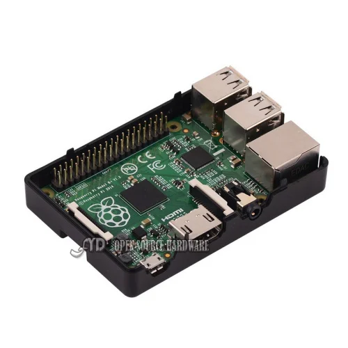 Новый Raspberry Pi 2 Случае B + Чехол Черный Box Корпус для Модель и (черный) | Электронные