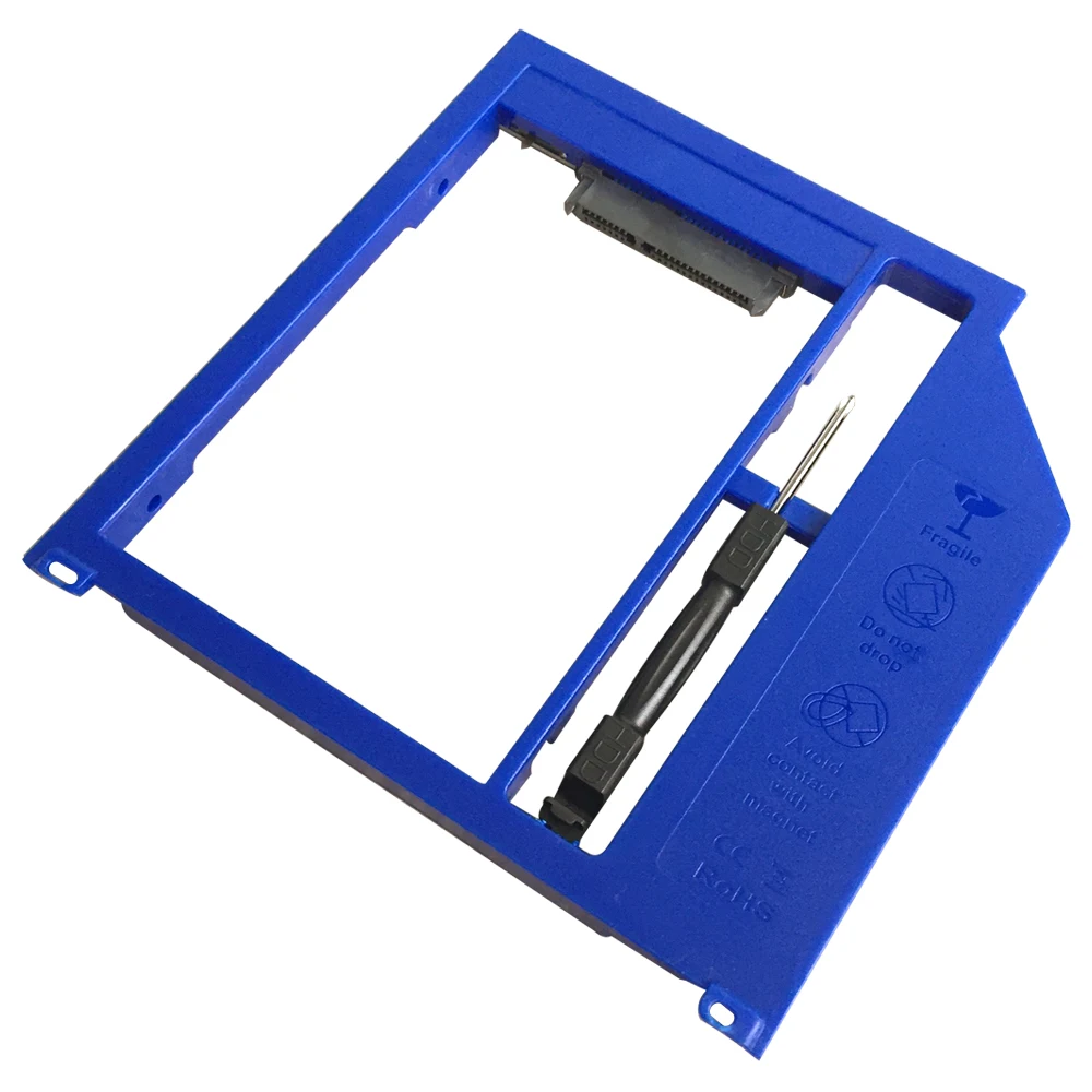DeepFox 2nd HDD Caddy 9 5 мм SATA 3 0 2 &quotSSD Optibay компакт дисков DVD корпус для внешнего жесткого