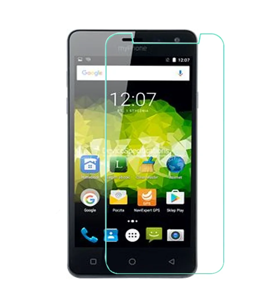 Закаленное стекло пленка для myPhone Prime/Plus 5 0 дюймов 9H 2.5D Защита экрана Power