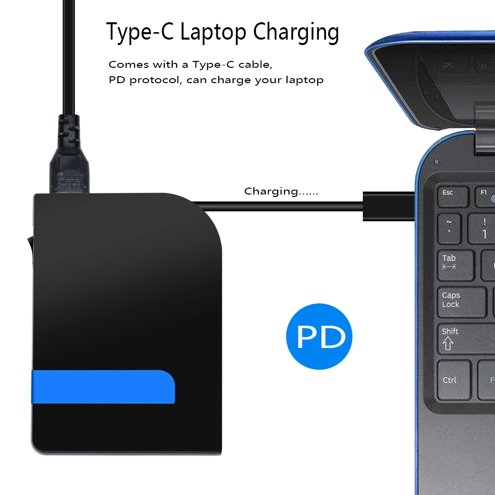 DeepFox USB кард-ридер концентратор конвертер Тип C к USB быстрая зарядка PD зарядный адаптер для Macbook с функцией OTG