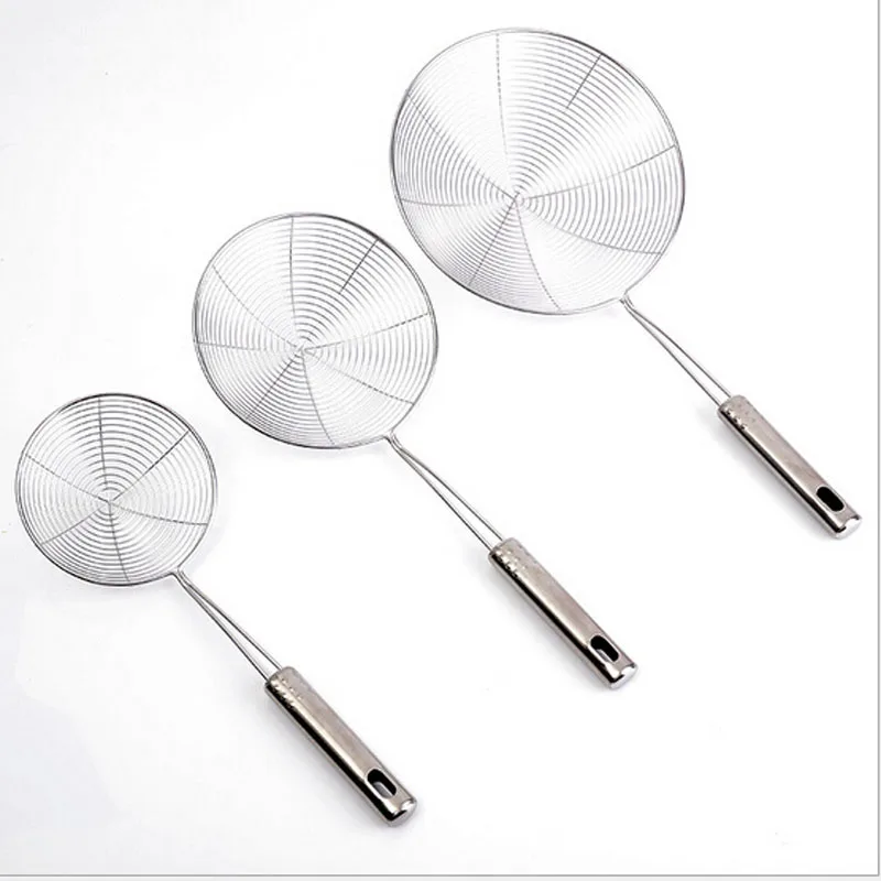 

3 штуки в наборе нержавеющая сталь дуршлаг Креативные кухонные инструменты длинная ручка фильтр ложка Бесплатная доставка