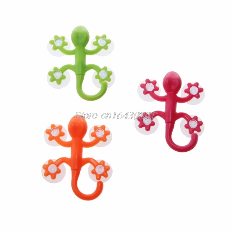 Gecko мощный пластиковый с четырьмя всасываемыми фотоэлементами для ванной комнаты S08 оптовая продажа и