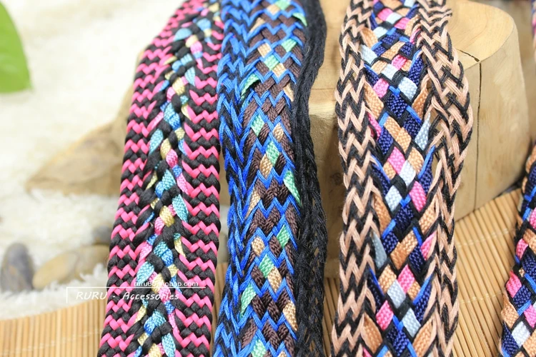 Бесплатная доставка Новый DIY лента Ручной Работы Красочный вязание ленты конопли