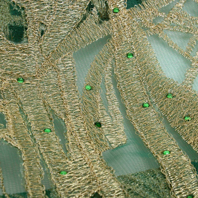 Bestway Luxury French Tulle Lace Fabric High Quality Mesh Net African Laces Rhinestones Wedding Party Dresses Fabrics | Дом и сад