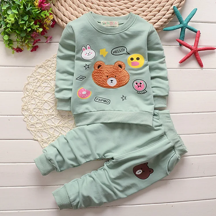 Комплект из 2 предметов для маленьких мальчиков и девочек сезон весна модные