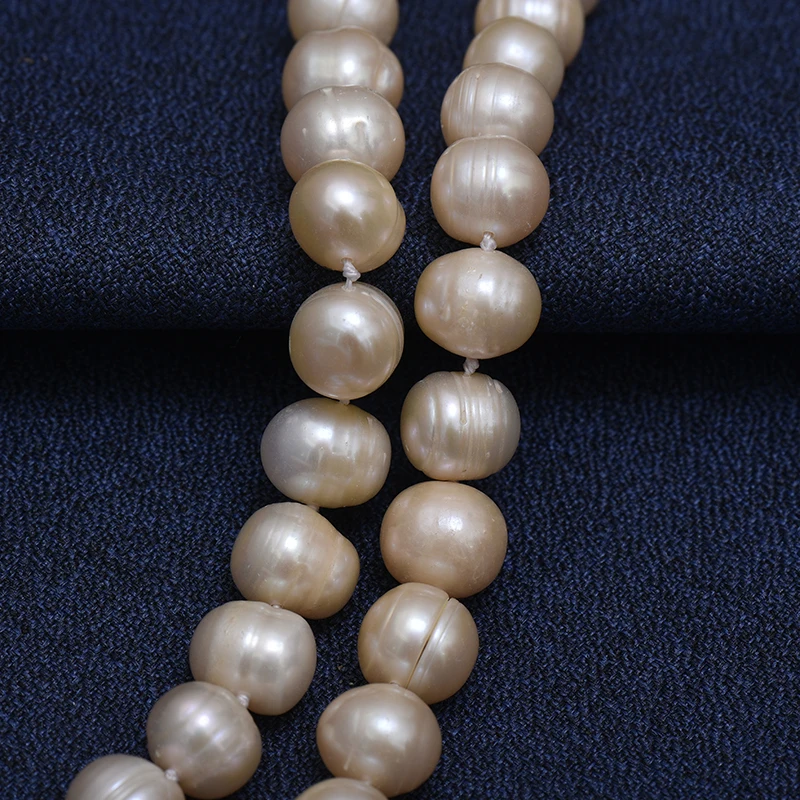 Pick Size 9-10mm Smooth Orange Pearls Fit Handmade Necklace 18inch Gem For Your Sweet Wife Gifts H640 | Украшения и аксессуары