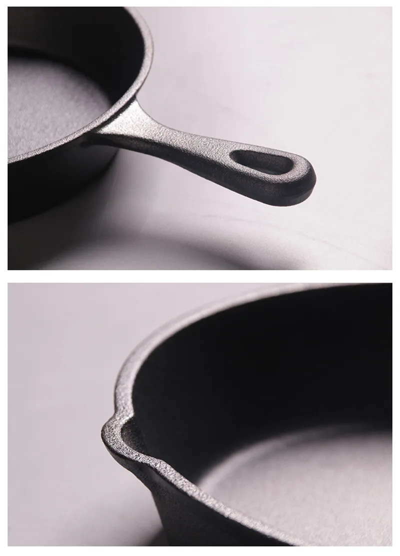 Чугунная Антипригарная посуда размером 14 20 см для блинчиков кухонные и столовые