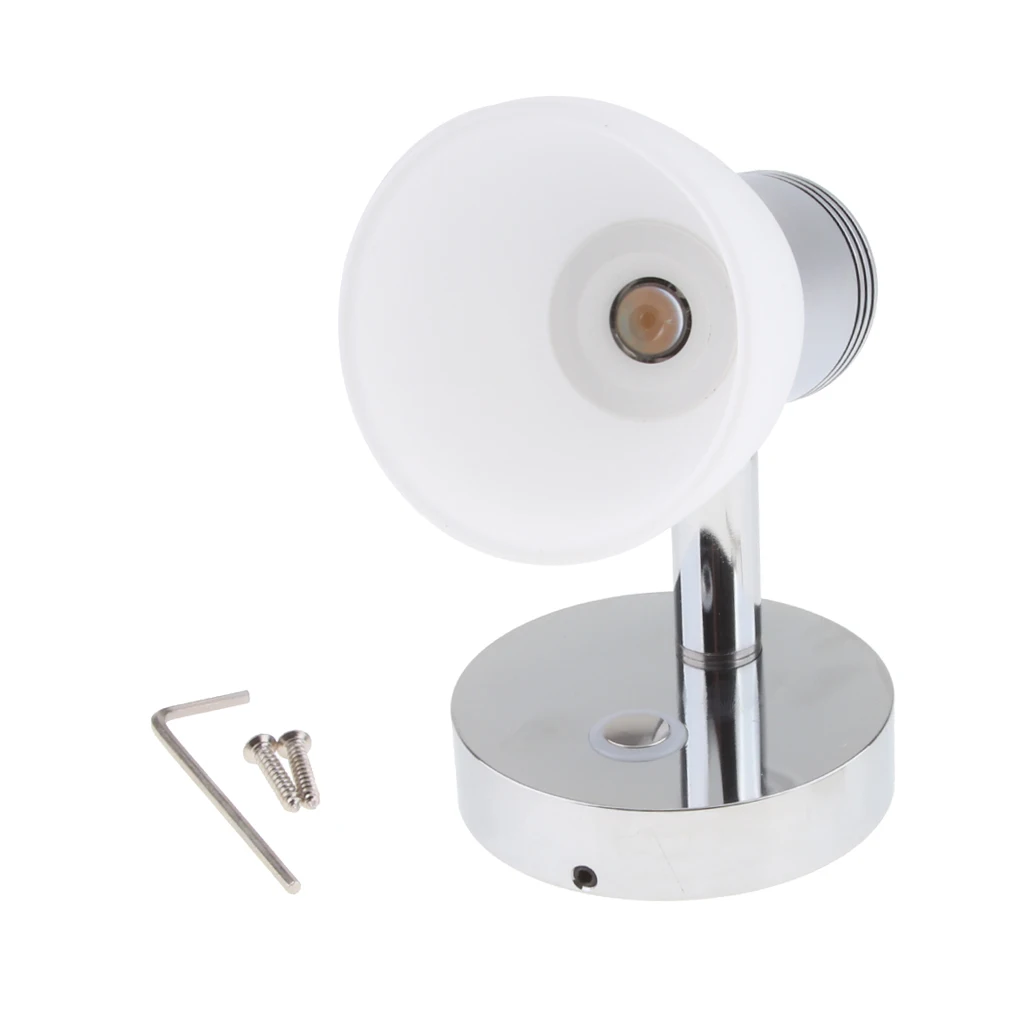 3W Touch Dimming LED Bedside Reading Lamp Headboard Wall Mount White | Автомобили и мотоциклы