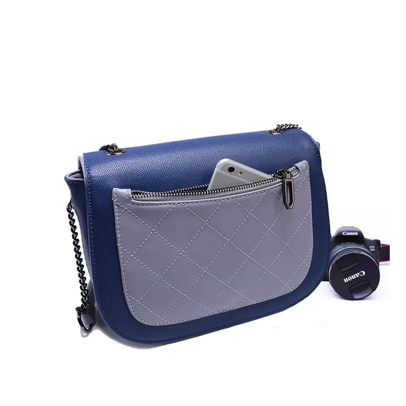 Vento Marea женские сумки почтальонов с цепями сумка Bolsa Feminina PU кожаная черная через
