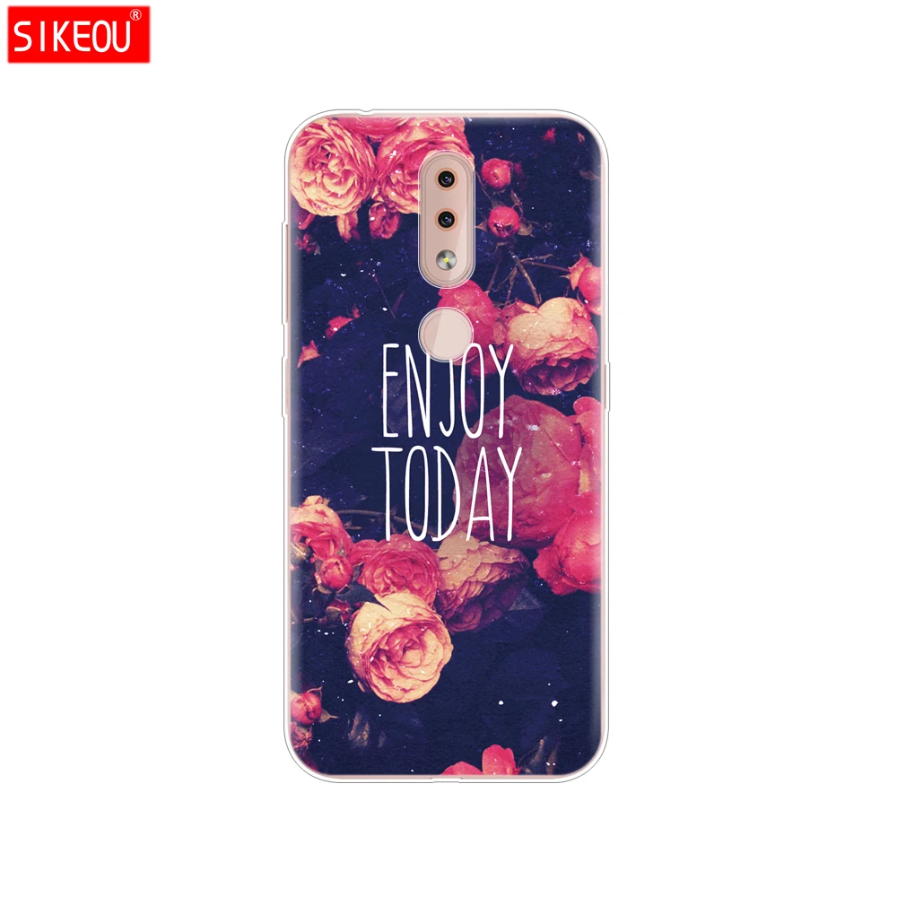 12090 Для Nokia 4,2 чехол задняя крышка силиконовый бампер для Nokia 4,2 TA-1157 TA-1150 TA-1133 TA-1149 TA-1152 etui ударопрочный чехол с цветами - Цвет: 12090