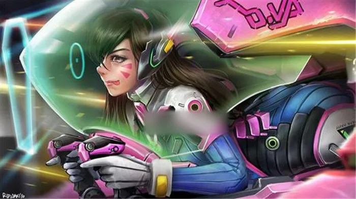 Бесплатная доставка карнавальный костюм OW D. VA для Хэллоуина сексуальная