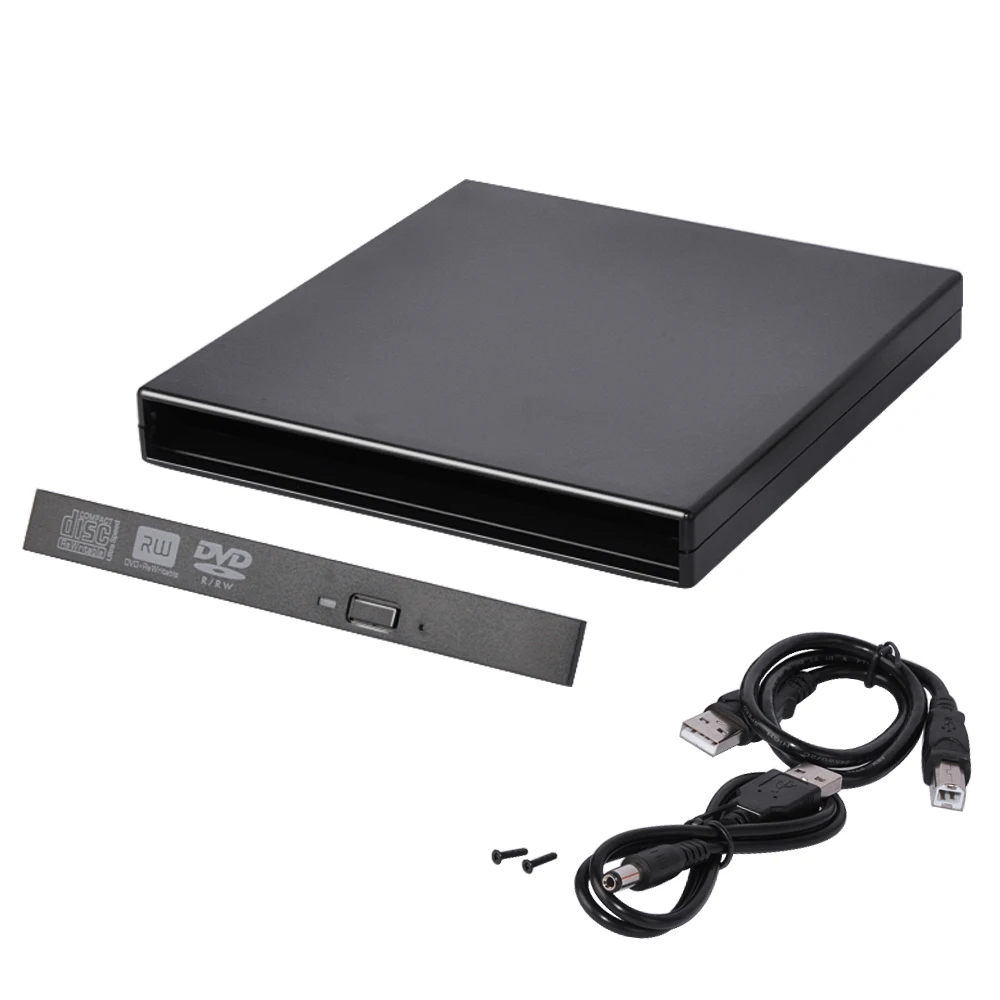 Жесткий пластиковый USB 2 0 SATA 12 7 мм DeepFox внешний корпус для DVD/CD ROM чехол CD/DVD