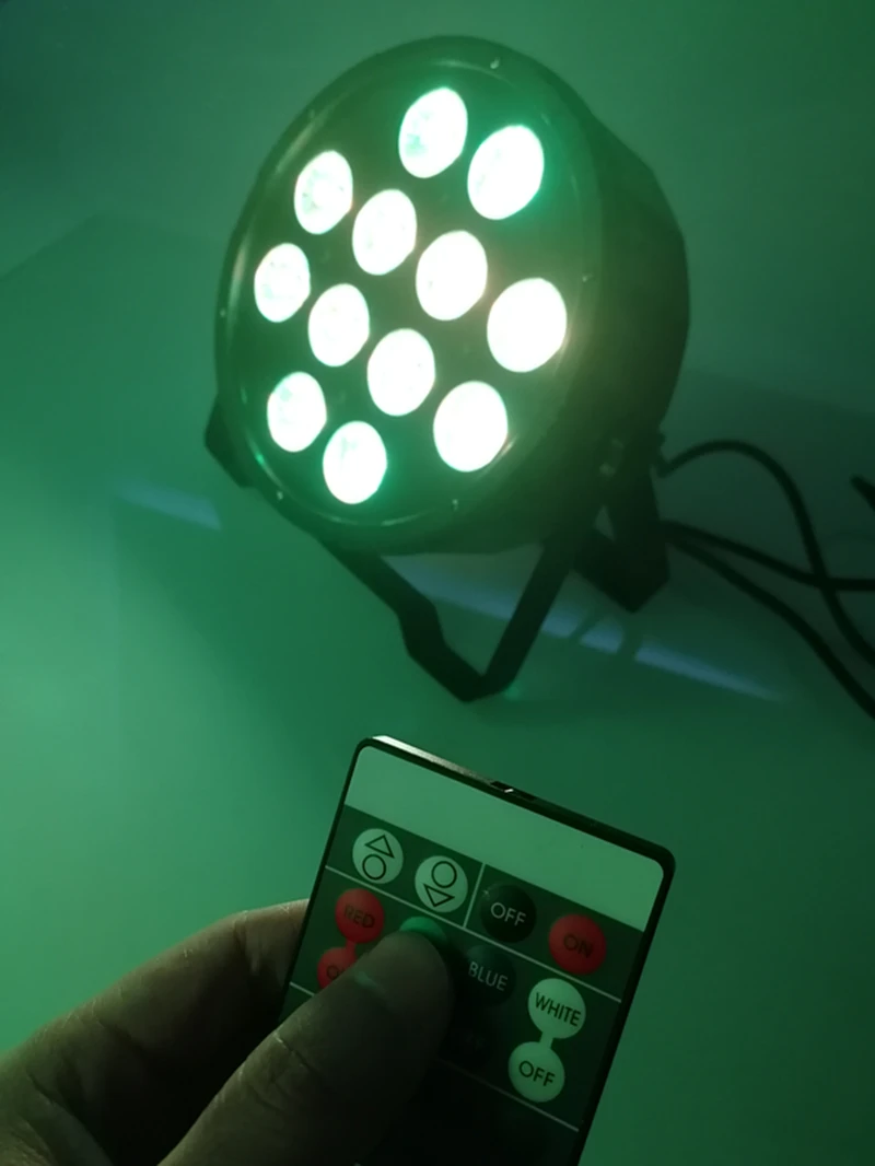 4 шт./лот пульт дистанционного управления 12x12 Вт led par ОСВЕЩЕНИЕ dmx512 большой
