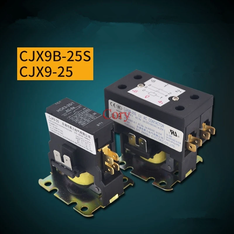 Контактор переменного тока для кондиционера CJX9B-25S/CJX9-25 внешний блок шкафа 1P/2P 220 В