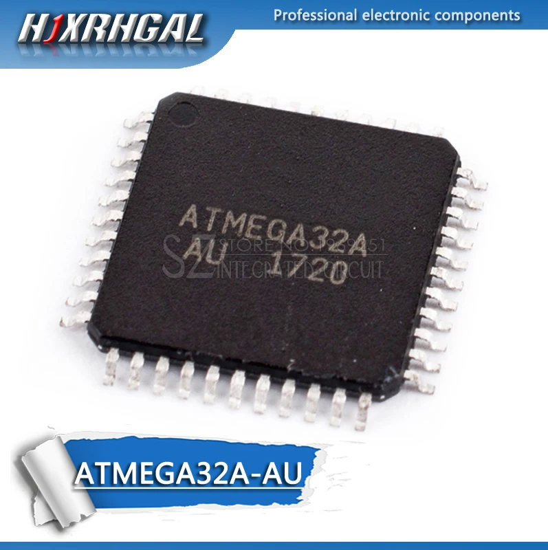 5 шт ATMEGA32A AU QFP ATMEL ATMEGA32 TQFP44 32A программируемая вспышка HJXRHGAL|Интегральные схемы| |
