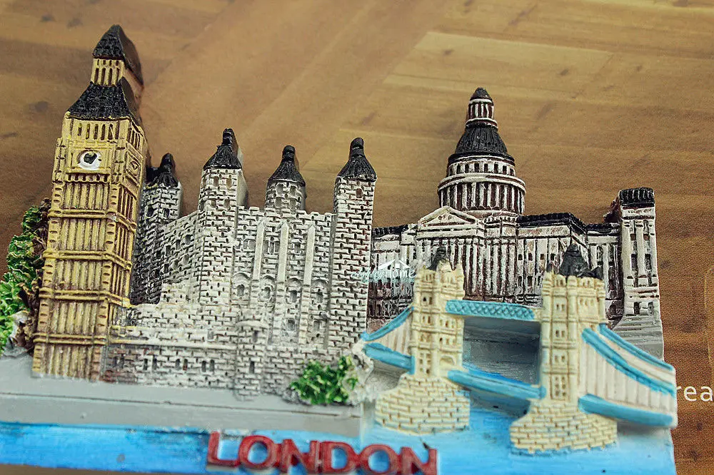 Сувенир для туристического путешествия магнитный 3d-холодильник из смолы | Дом и