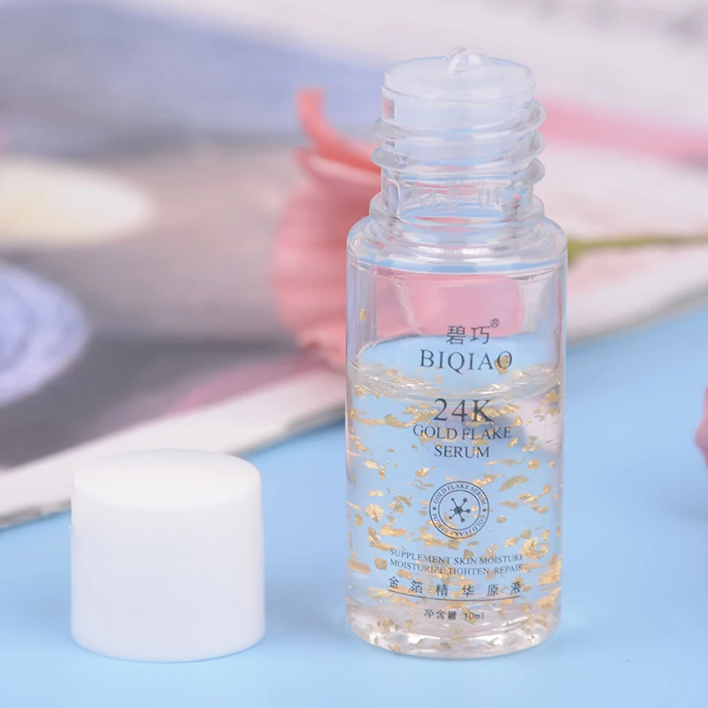 24K золотой Шелковый Коллаген Сыворотка для ухода за кожей эфирное масло крем лица