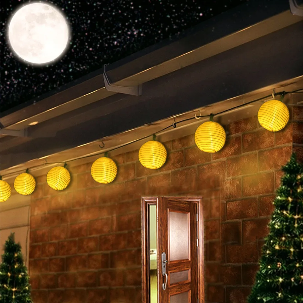 Горячая продажа Сказочный фонарь Солнечная гирлянда 19.7ft 30 LED Рождество Глобус