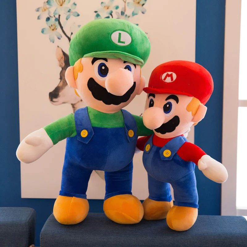 1 шт. 35 см 45 55 мультфильм аниме милые Super Mario Louis плюшевые куклы сладкий держать