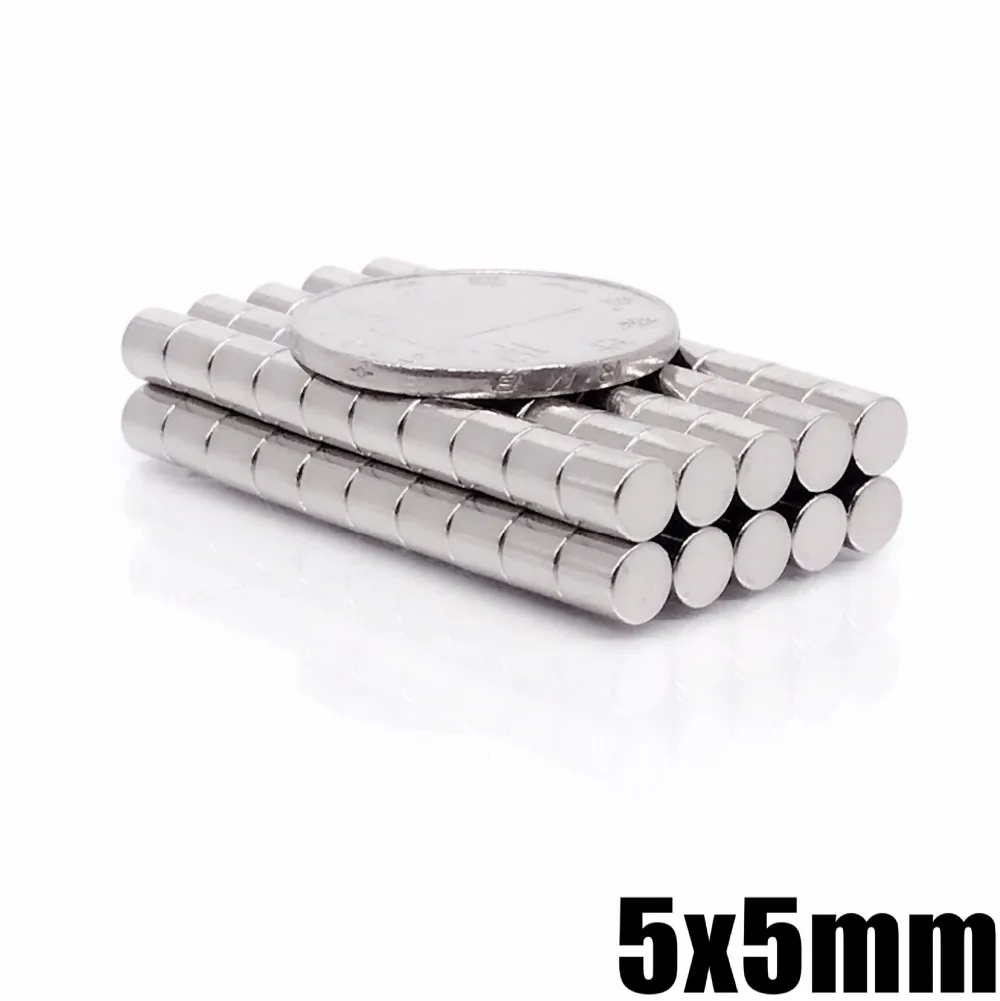 20/50/100/200/500 шт 5x5 мм неодимовый магнит 5 мм* 5 мм редкоземельный неодимовый постоянных магнитов 5x5 мм магнитный 5 мм* 5 мм