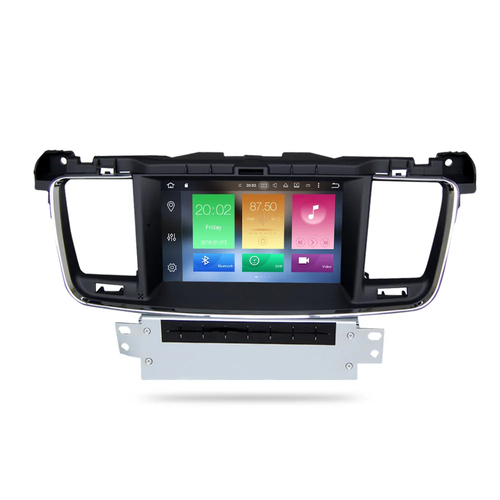 Android 10 0 Автомобильный DVD Радио GPS плеер для Peugeot 508 2011 2012 2013 2014 2015 Авто Аудио