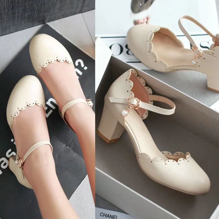 2017 г. Новые летние женские сандалии милые туфли с пряжкой на высоком каблуке 6 см