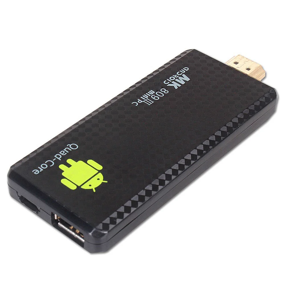 100% MK809III мини ТВ палка Android 4 PC четырехъядерный RK3188T 2G/8G Wifi Медиаплеер Bluetooth XBMC DLAN