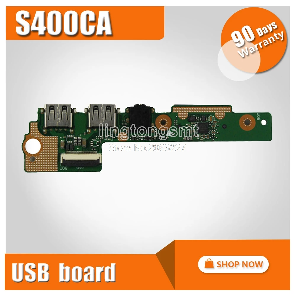 Для For Asus X402C X502C S400CA S300CA F502C ноутбук аудио USB IO Плата интерфейс SD карта плата