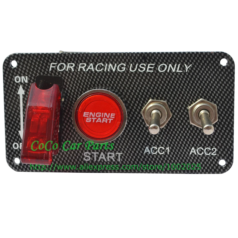 Панель переключателя зажигания для гоночных автомобилей универсальная