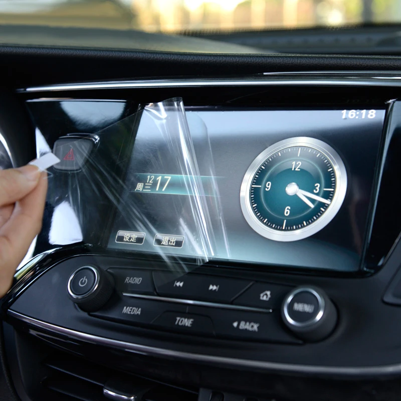 Автомобильная наклейка 7 дюймовый экран GPS навигации Стальная Защитная пленка