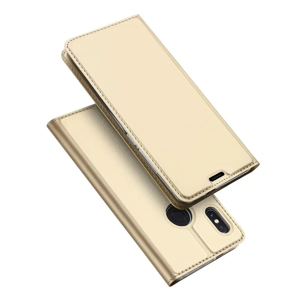 DUX DUCIS Роскошный кожаный чехол-книжка для Xiaomi Redmi Note 5 Pro Чехол-книжка Xiomi Redmi Note5 Pro Global чехол-кошелек - Цвет: gold