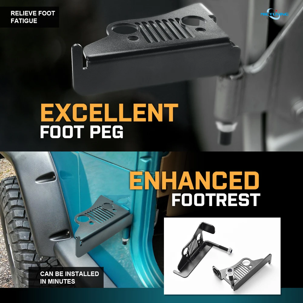 2 шт., автомобильные педали, подножки для Jeep Wrangler JL, автомобильные тормозные газовые подножки, накладки на педали для Jeep JL Wrangler, аксессуары