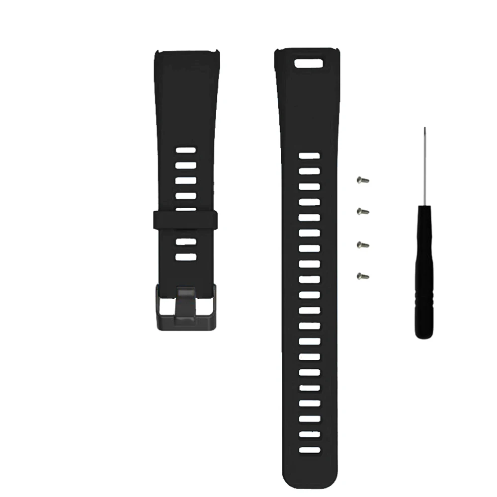Цветной мягкий силиконовый браслет сменный спортивный ремешок для Garmin Vivosmart HR 145 мм-210 мм ремешок на запястье