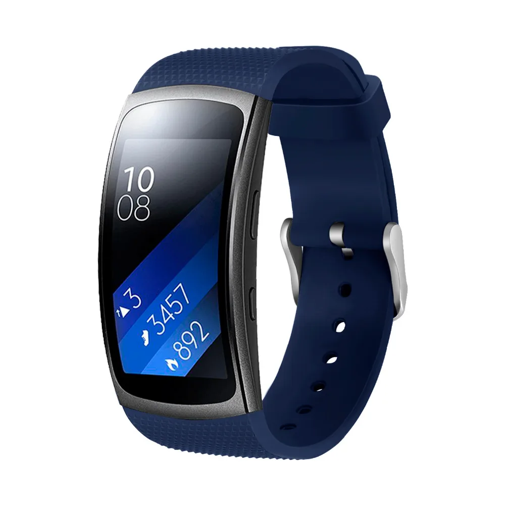 Ремешок силиконовый для Samsung Gear Fit 2 Pro/Fit сменный Браслет смарт часов Fit2 Pro/Fit2