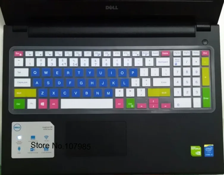 17 дюймов Клавиатура для ноутбука Dell Inspiron 5000 5758 5748 5749 Ins17U 1748 17UR 17UD 1748S Ins17C 4728|keyboard cover