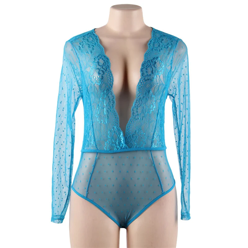 blue Bodysuits Comeonlover открытая спина халтер чарующие боди многоцветный Летняя мода v-образным вырезом костюм с блестками Комбинезоны для Для женщин RI80809 - Цвет: blue Bodysuits