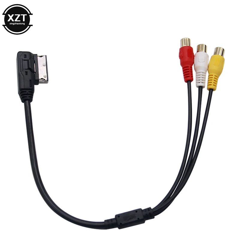 Автомобильный AUX-кабель AMI MDI MMI USB RCA DVD видео аудиовход AUX кабель провод для Audi A4 A6 A7