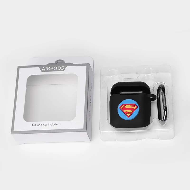 Черный Для i12 TWS/Airpods 1/2 силиконовый чехол Защитный чехол для i9S/i10/i10s/i10 max/i11/i13 Tws чехол для зарядки наушников - Цвет: Черный