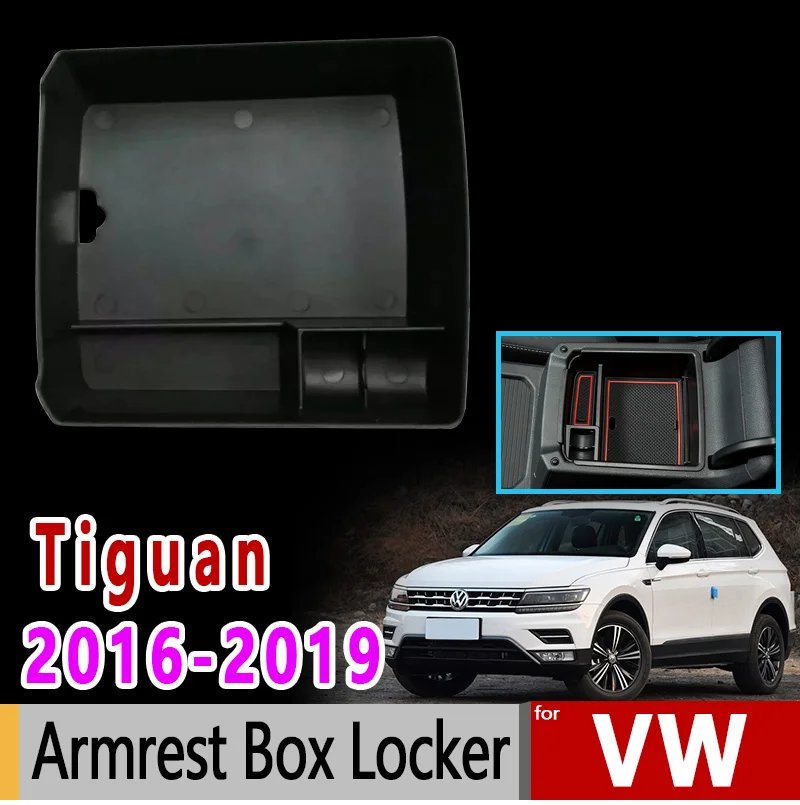 Для VW Tiguan II MK2 2016 2017 2018 2019 Volkswagen пластиковый подлокотник коробка шкафчик роскошные
