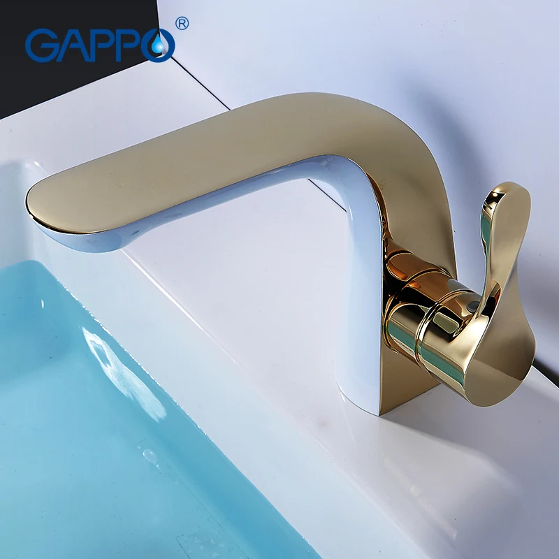 Смесители для раковины GAPPO белый кран Водопад ванной комнаты крепление на