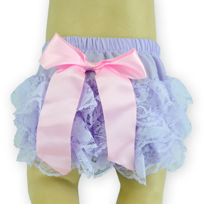 Детские рюшами подгузник покрывает шорты нижнее белье брюки шаровары