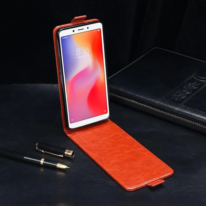 For Xiaomi Redmi 6 Case 5.45 inch Cover Luxury Flip PU Leather Redmi6 Protective Phone Bags Back |