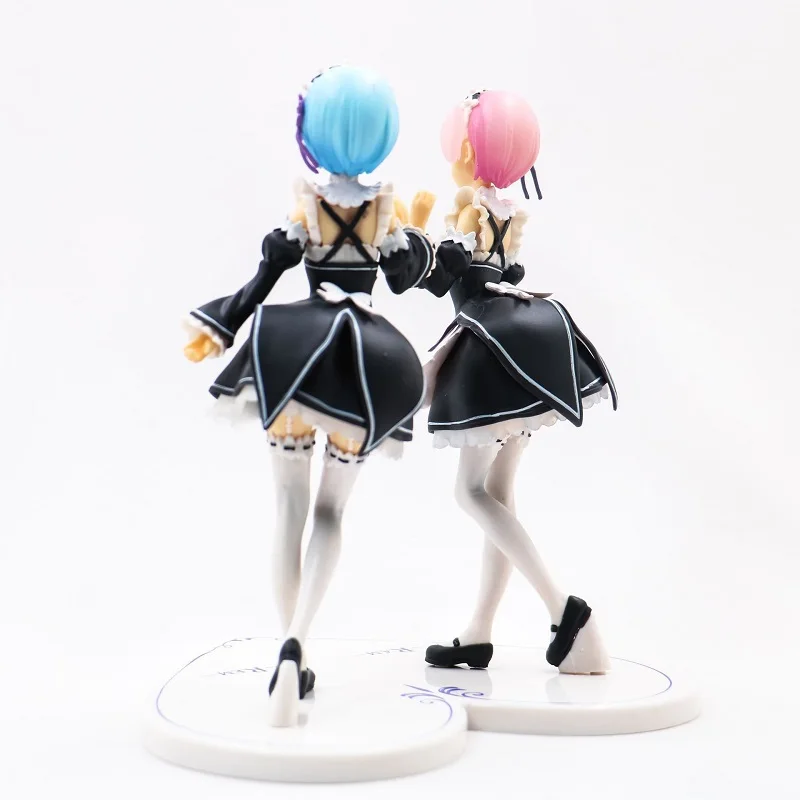 2 шт./компл. Re Zero kara Hajimeru Isekai Seikatsu ОЗУ rem фигурку ПВХ игрушки коллекция кукла аниме
