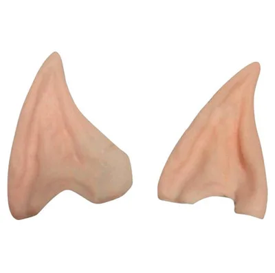 Latex Fairy Pixie Elf Ears Cosplay Accessories LARP Halloween Party Soft Pointed Prosthetic Tips Ear | Дом и сад