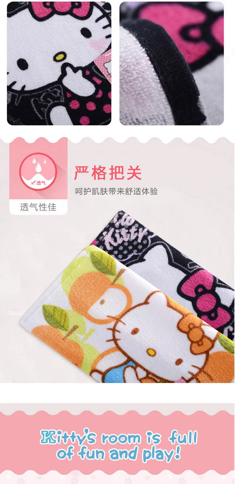 «Hello kitty» из хлопка, стильная футболка с изображением персонажей видеоигр шарф квадратной формы, для маленьких детей, Для мальчиков и девочек взрослых мягкие абсорбирующее полотенце для лица для женщин платок 26x26 см